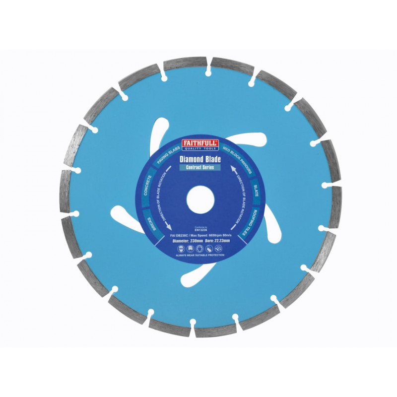 Contract Diamond Blade 230 x 22.2mm Contract Diamond Blade 230 x 22.2mm