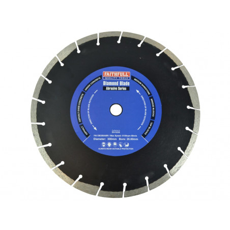 Abrasive Diamond Blade 300 x 20mm