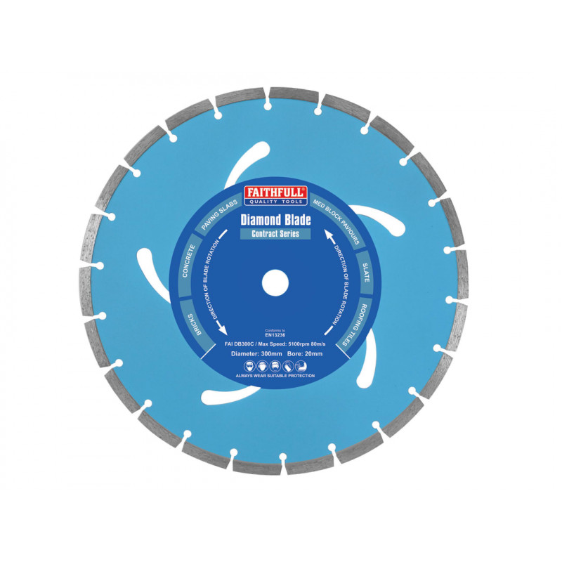 Contract Diamond Blade 300 x 20mm Contract Diamond Blade 300 x 20mm