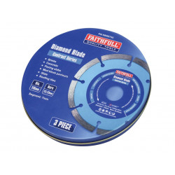Contract Diamond Blades 115 x 22.2mm (Pack 3)
