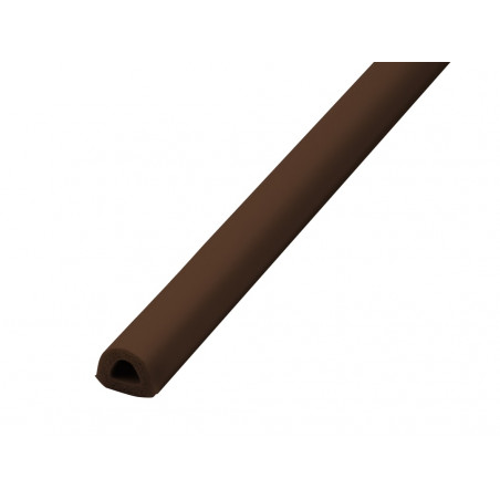 EPDM Draught Excluder Brown 24M 9 x 7.5mm
