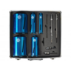 Diamond Core Drill Kit & Case Set of 11