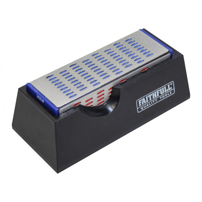 Diamond Sharpening Stone 4 Sided 150 x 50 x 50mm Diamond Sharpening Stone 4 Sided 150 x 50 x 50mm