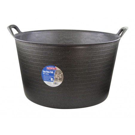 Eco Flex Tub 56 litre - Recycled Black