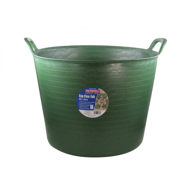 Eco Flex Tub 42 litre - Recycled Green