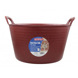 Eco Flex Tub 15 litre - Recycled Red
