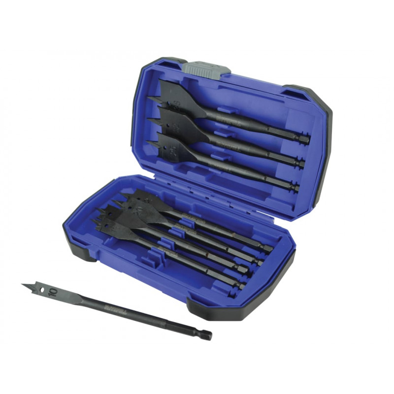 Impact Rated Flat Bit Set, 8 Piece Impact Rated Flat Bit Set, 8 Piece