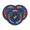 Zirconia Abrasive Jumbo Flap Disc 115 x 22mm 40 Grit (3 Pack)