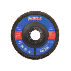 Aluminium Oxide Flap Disc 115 x 22mm 40 Grit