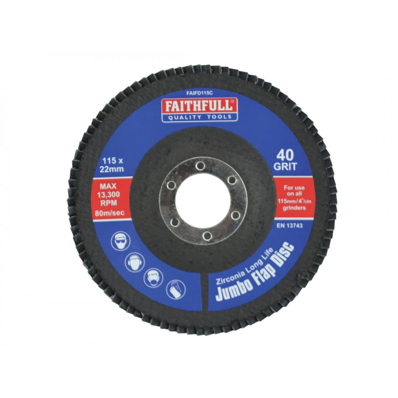Abrasive Jumbo Flap Disc 115mm Coarse Abrasive Jumbo Flap Disc 115mm Coarse