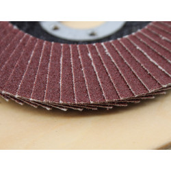 Aluminium Oxide Flap Disc 115 x 22mm 120 Grit