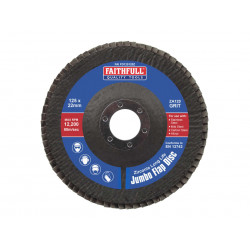 Zirconia Abrasive Jumbo Flap Disc 125 x 22mm 120 Grit