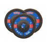 Aluminium Oxide Flap Disc 125 x 22mm 40 Grit (3 Pack)