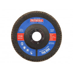 Aluminium Oxide Flap Disc 125 x 22mm 120 Grit