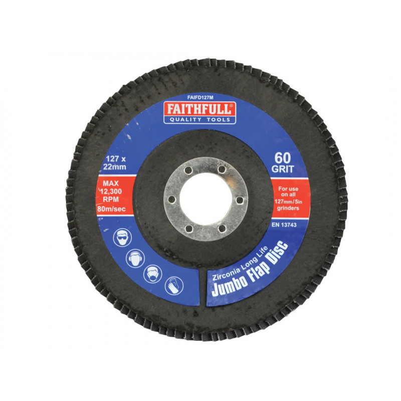 Abrasive Jumbo Flap Disc 127mm Medium Abrasive Jumbo Flap Disc 127mm Medium