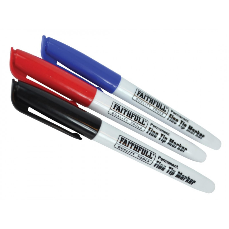 Fibre Tip Marker Pen Mixed (Pack 3) Fibre Tip Marker Pen Mixed (Pack 3)