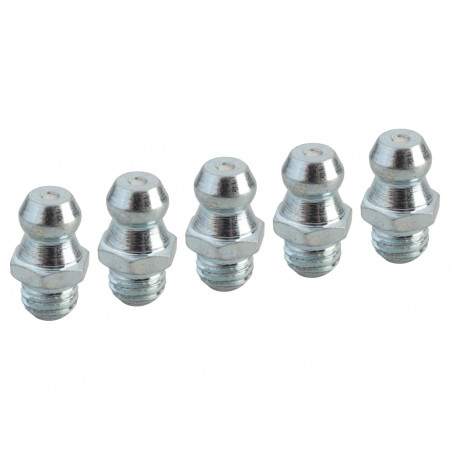 Grease Nipple Straight 1/4in UNF (Pack 5)