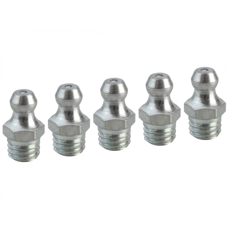 Grease Nipple Straight M8 x 1.25 (Pack 5) Grease Nipple Straight M8 x 1.25 (Pack 5)