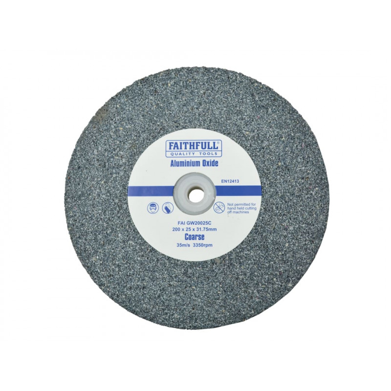 General Purpose Grinding Wheel 200 x 25mm Coarse Alox General Purpose Grinding Wheel 200 x 25mm Coarse Alox