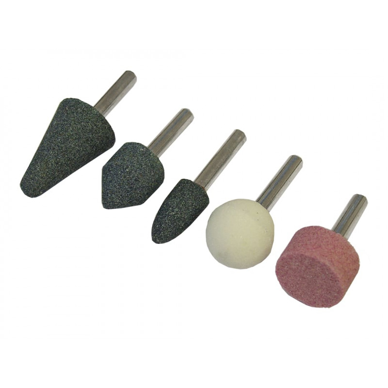 Mounted Grinding Stones Set, 5 Piece Mounted Grinding Stones Set, 5 Piece