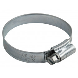 2X Hose Clip - Zinc MSZP 45 - 60mm
