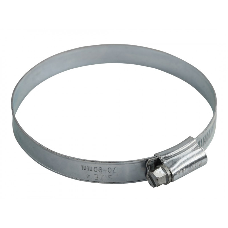 4 Hose Clip - Zinc MSZP 70 - 90mm