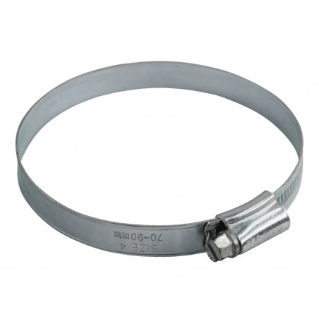 4 Hose Clip - Zinc MSZP 70 - 90mm