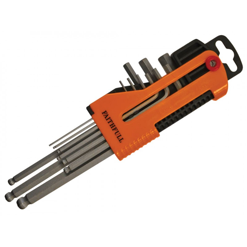 Metric Long Arm Ball End Hex Key Set, 9 Piece Metric Long Arm Ball End Hex Key Set, 9 Piece