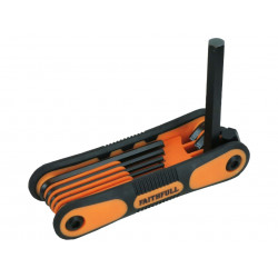 Metric Folding Hexagon Key Set, 8 Piece