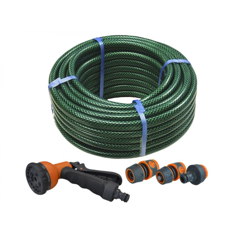 PVC Reinforced Hose 30m Fittings & Spray Gun PVC Reinforced Hose 30m Fittings & Spray Gun