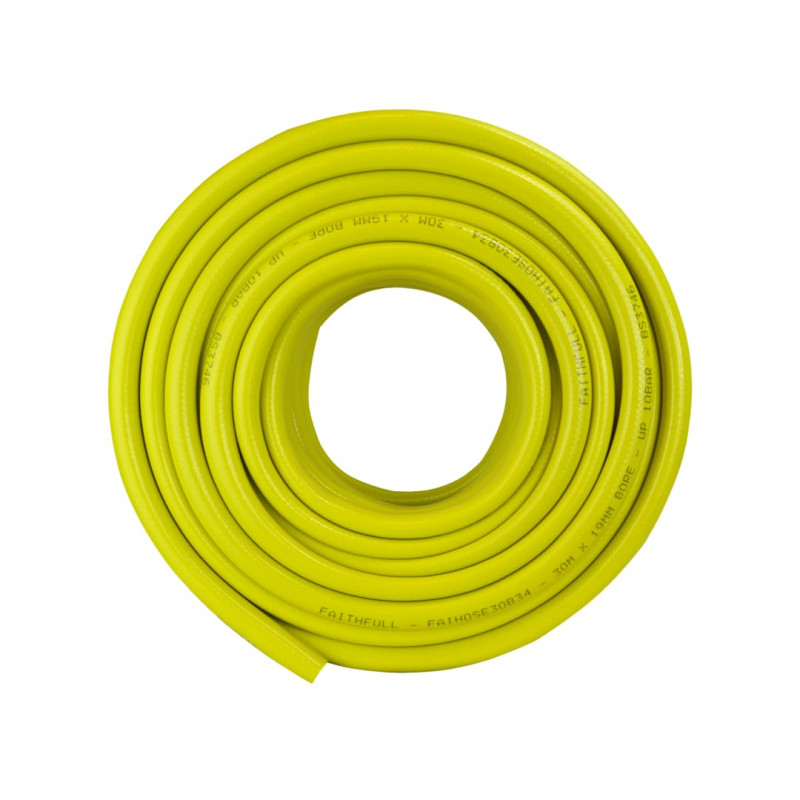 Heavy-Duty Reinforced Builder's Hose 30m 19mm (3/4in) Diameter Heavy-Duty Reinforced Builder's Hose 30m 19mm (3/4in) Diameter