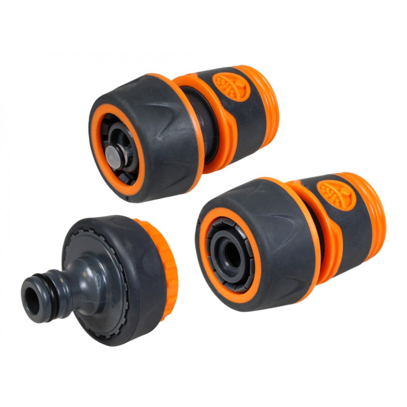 3/4in Plastic Hose Fittings Kit, 3 Piece 3/4in Plastic Hose Fittings Kit, 3 Piece