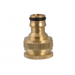 Brass Dual Tap Connector 12.5-19mm (1/2 - 3/4in)