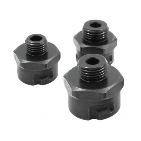Holesaw Arbor Quick Release Nut Set, 3 Piece