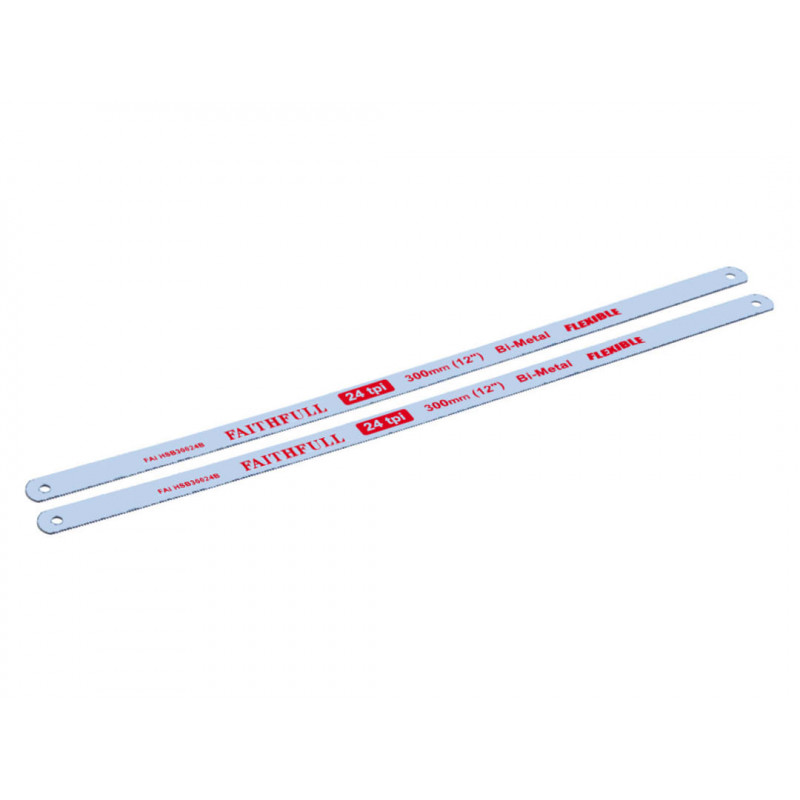 Hacksaw Blades 300mm (12in) x 24 TPI (Pack 2) Hacksaw Blades 300mm (12in) x 24 TPI (Pack 2)