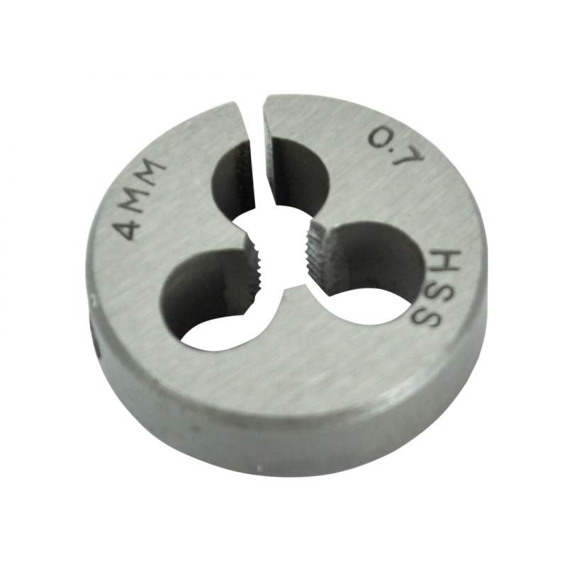 HSS Straight Flute Split Die M4 x 0.7, 13/16in OD HSS Straight Flute Split Die M4 x 0.7, 13/16in OD