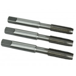 HSS Straight Flute Tap Set M8 x 1.25, 3 Piece