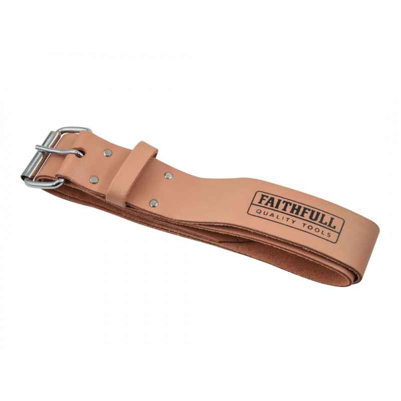 Heavy-Duty Leather Belt 45mm Wide Tan Heavy-Duty Leather Belt 45mm Wide Tan