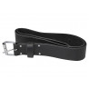 Heavy-Duty Leather Belt Black