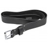 Heavy-Duty Leather Belt Black