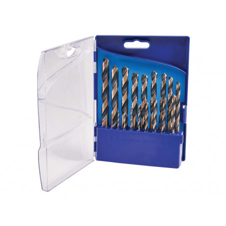 Professional HSS Jobber Drill Bit Set, 19 Piece (1 - 10mm)