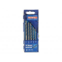 Standard Masonry Drill Set, 5 Piece