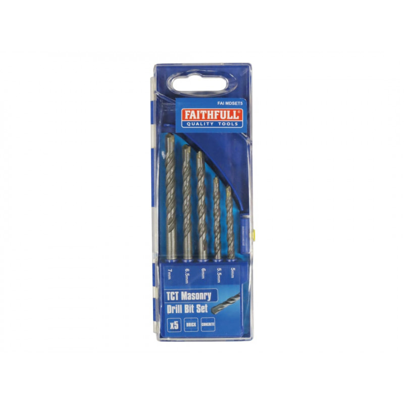 Standard Masonry Drill Set, 5 Piece Standard Masonry Drill Set, 5 Piece