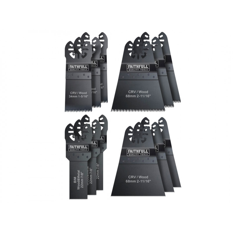 Multi-Function Tool Blade Set, 12 Piece Multi-Function Tool Blade Set, 12 Piece