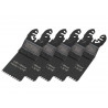 Multi-Function Tool CrV Flush Cut Wood Blade Ground Side Set 34mm (Pack 5)