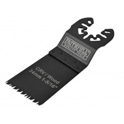 Multi-Function Tool CrV Flush Cut Wood Blade Ground Side Set 34mm (Box 100)