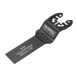 Multi-Functional Tool Flush Cut Wood/Bi-Metal Blade 22mm