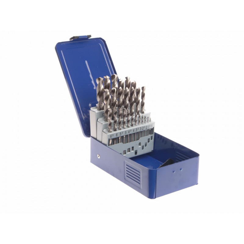 HSS Drill Bit Set of 25 M2 1 - 13mm & Case HSS Drill Bit Set of 25 M2 1 - 13mm & Case
