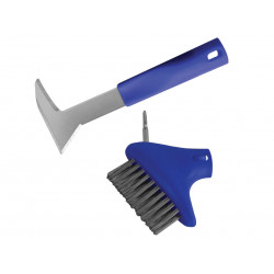 Auto-Lock Patio Steel Brush & Weeder