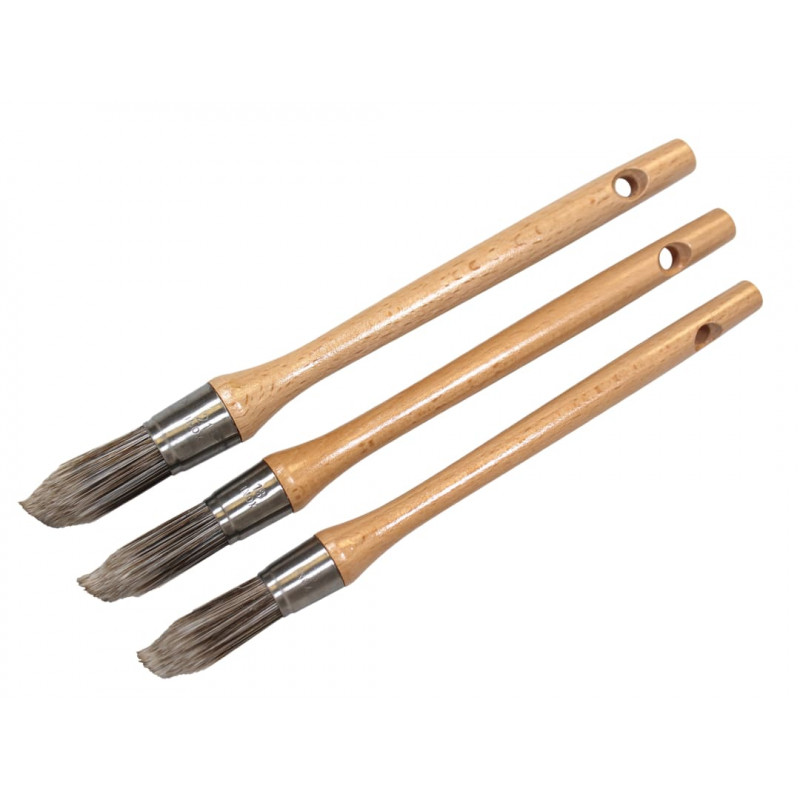 Pointed Brush Set, 3 Piece Pointed Brush Set, 3 Piece